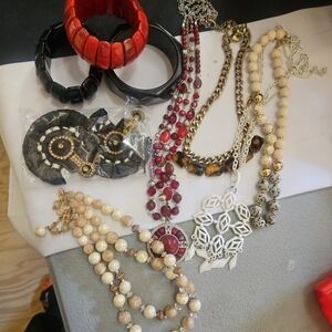 Elegant Multi-Color Necklace Set